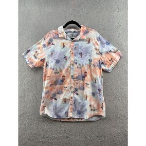 Billabong XXL Button Up | Hot Dog Beer Burger Fireworks Novelty Shirt